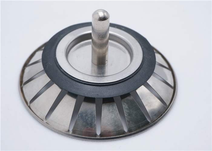 Circel Stlye Kitchen Sink Strainer Set OD 107 Mm 0.4 - 0.6mm Thickness