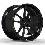 Staggered 20 21 Inch 2 Piece Forged Wheels Gloss Black For Bmw 740 Le