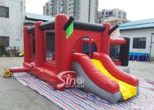 Quality Commercial Outdoor Kids Red Combos With Slide For Amusement Park wholesale