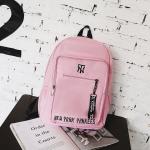 Korean version of cool letters backpack students fashion large capacity