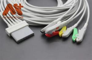 Quality IEC Holter Cable Schiller Lux 5 Lead ECG Cable With Leadwires wholesale