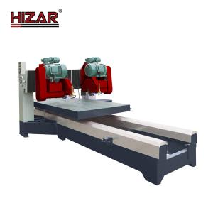 Quality 32.6kw Double Blade 2500KG Wire Saw Edge Cutting Machine 350mm Blade wholesale