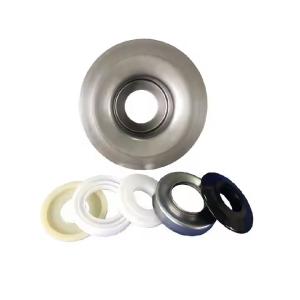 Quality Customize 2.5 Mm Labyrinth Seals Steel Bearing Housing For Belt Conveyor Idler Roller wholesale
