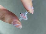 Marquise Modified Brilliant Cut Fancy Light Pink 0.95ct CVD Lab Grown Diamond