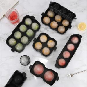 Quality Hot Stocked Silicone Ice Ball Maker Easy Release Reusable Sphere Cube Tray for Whiskey wholesale