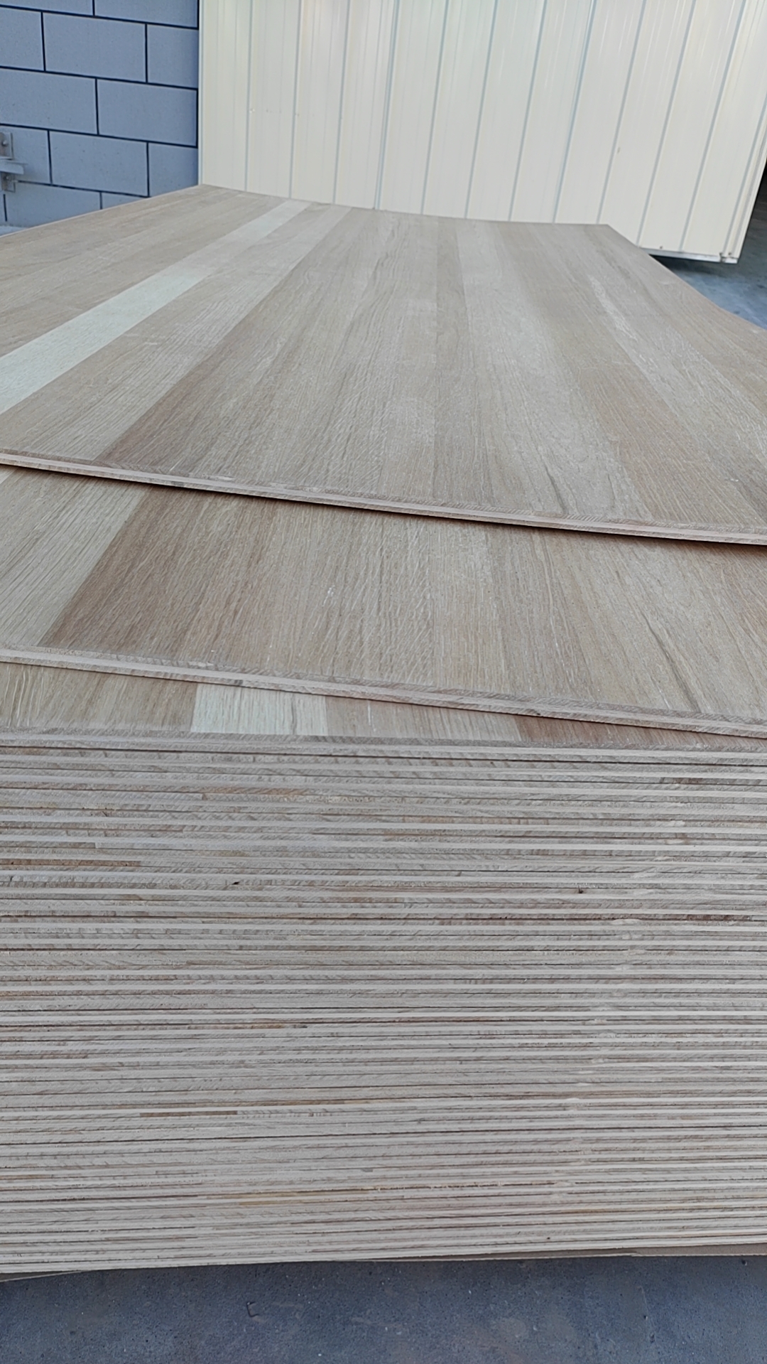 FSC 100% Certified 3mm-50mm White Oak Veneer Panels with Paulownia Wood Core Board