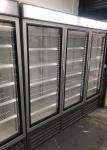 Large Capacity Retail Upright Glass Door Freezer Pepsi Beverage Showcase Cooler