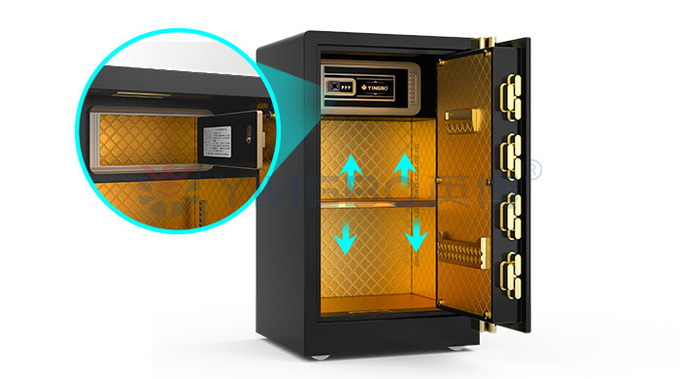 Biometric Fingerprint Lock Smart Home Safe Box H27.5IN YB/RS-70
