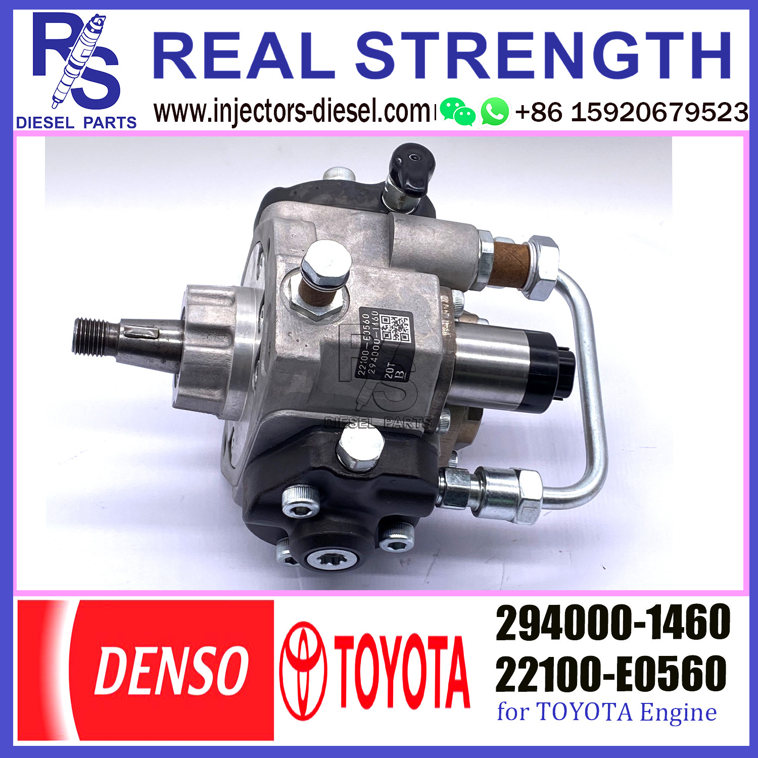 DENSO HP3 Common Rail Diesel Fuel Pump 294000-1460 294000-1461 294000-1462 294000-1463 22100-E0560 For HINO N04C