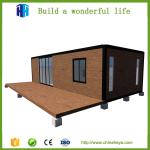 prefabricated design flat rack luxury steel framed container 20ft house homes
