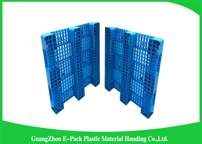 Heavy Duty Rackable 1 Ton Steel Reinforced blue Plastic Pallets 1200*1000mm