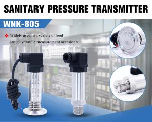 China Sanitary Flush Diaphragm Pressure Transmitter Hydraulic For Food Milk on sale