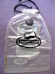 Garment / Pillow Packaging Poly Bags , Clear plastic drawstring bags