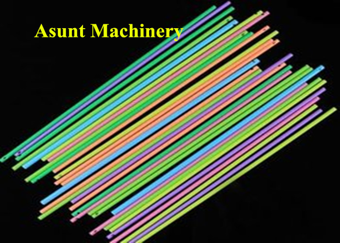 Single Screw Extruder Plastic Pipe Making Machine PP PE Lollipop Stick Drinking Straw Production Line