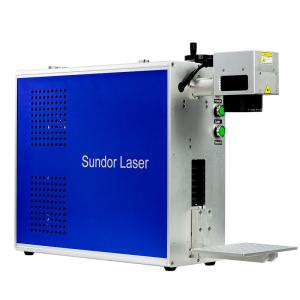 Quality 10w 20w 30w 50w Metal Fiber Laser Marking Machine 0.01mm Working Accuracy wholesale