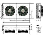 1PH 3PH Copper Tube Cold Room Condenser Refrigeration Compressor