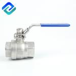 Investment Casting 1000psi Ball Valve 316 Stainless Steel Water PN63