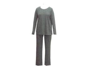 Quality Comfortable Home Wear Ladies Loungewear Sets Round Neck Tops And Long Pants wholesale