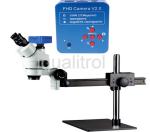 Binocular Stereo Zoom Microscope 110mm Working Distance With Magnification 7X -