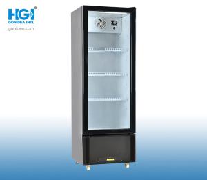 Quality Gonidea Upright Showcase Cooler Single Vertical Glass Door Freezer 202L wholesale