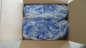 Quality Knotted Striped Soccer Net Polyethylene Square 120mm Senior Net wholesale