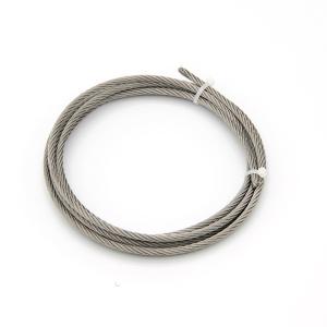 Quality 7x19 5-6mm 304 Stainless Steel Wire Rope With Teflon Coating Corrosion Resistance wholesale