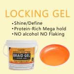 Natural Organic Conditioning Shining Braid Gel Edge Control Strong Hold Hair Gel