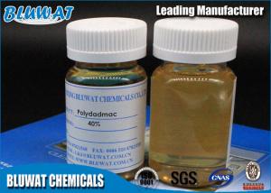 Quality Polydadmac Coagulant Water Purifying Chemicals Light Yellow Textile Printing Chemicals water purification chemicals wholesale