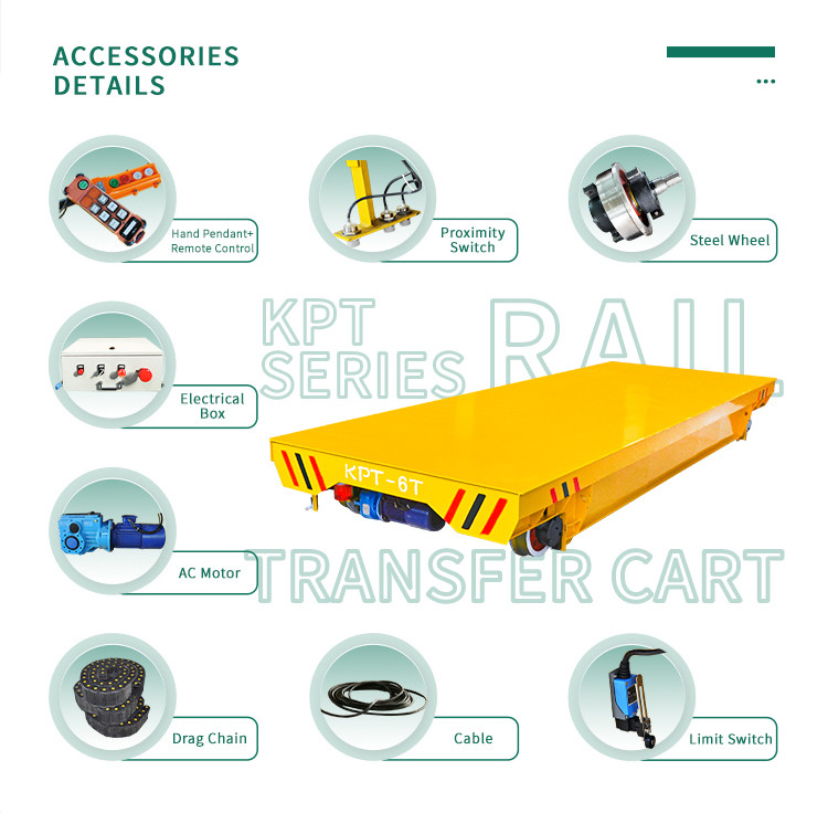 25 Ton Electric Steel Pipe Rail Transfer Car For Oil And Gas Industry