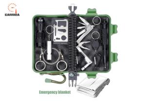 Quality Multi functional Hot Selling SOS Survival Kit for Outside Adventure Outdoor emergency survival kit wholesale
