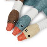Chew Proof Denim Linen Pet Plush Toy/pet toys