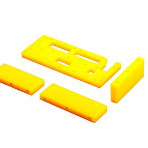 Quality Custtom Design PU Parts Cnc Milling High Performance Material Yellow Color wholesale