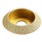 75mm Diamond Hand V Shape Grinding Wheel Vacuum Brazed
