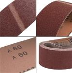 75x533mm Wood Polishing Sandpaper Belts Aluminum Oxide X - Cloth 3x21inch