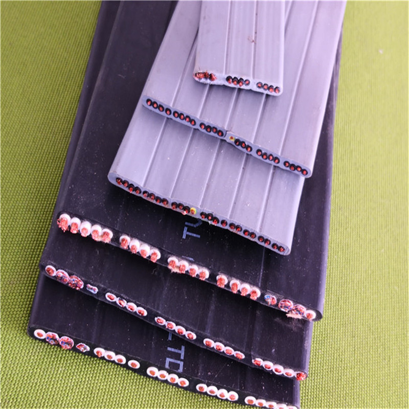 Echu cable factory, Flat Traveling Cable for Lifter, Flat Crane Cables