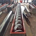 Double Shaft Horizontal Stainless Steel Screw Conveyor 1000mm For Coal Industry