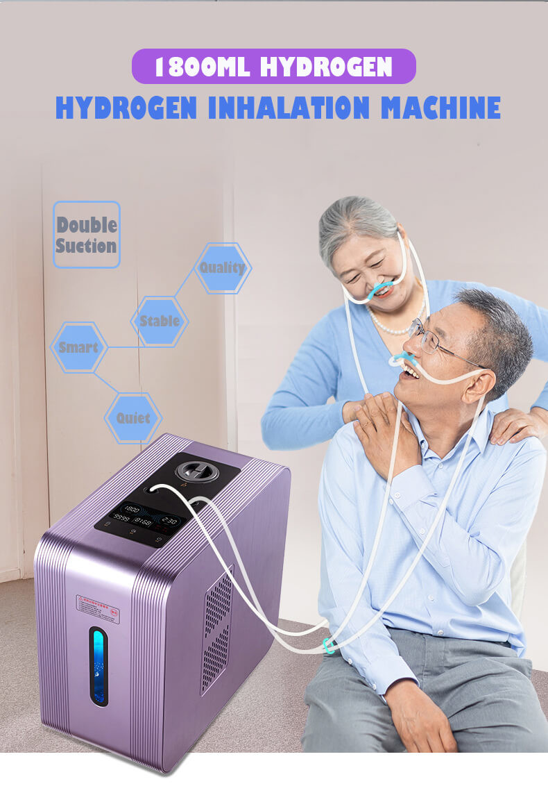 1800ml Hydrogen Machine Inhaler Hho Liquid Hydrogen Generator PEM Electrolyzer Hydrogen Generator WEIZI