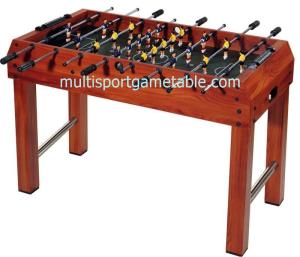 Quality 48 Inch Football Table Wood Soccer Game Table With Wood Color PVC Lamiantion wholesale