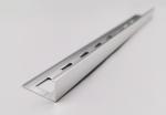 Polishing L Shaped Aluminium Extrusion Straight Edge Tile Trim With Holes 10mm