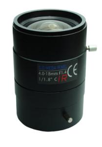 Quality 4-18mm megapixel lens, 3.0 mega lens, manual iris wholesale