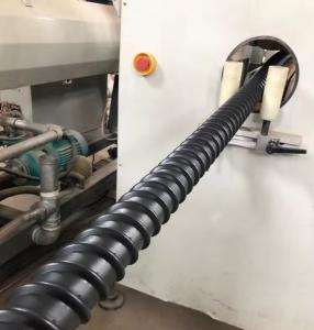 PP PE Spiral Guard Protector Hose Making Machine PE Prestressed Spiral Pipe Machine