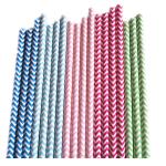 FDA Certificate Biodegradable Paper Straws Food-grade Recyclable Printed Eco