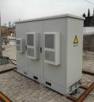 Three Compartment Fiber Optic Cabinet Galvanized Steel For Outdoor