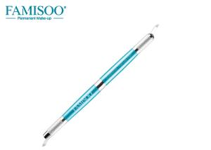 Quality Blue Color Manual Eyebrow Tattoo Pen Stainless Steel , Microblading Tattoo Pen wholesale