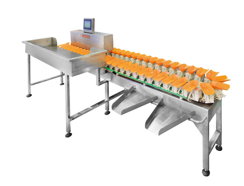 Circular Weight Sorter Machine 500g MultiWeight For Seafood Fish Shrimp