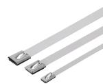 Durable 304 Heavy Duty Self Locking Stainless Steel Cable Ties For Bundling
