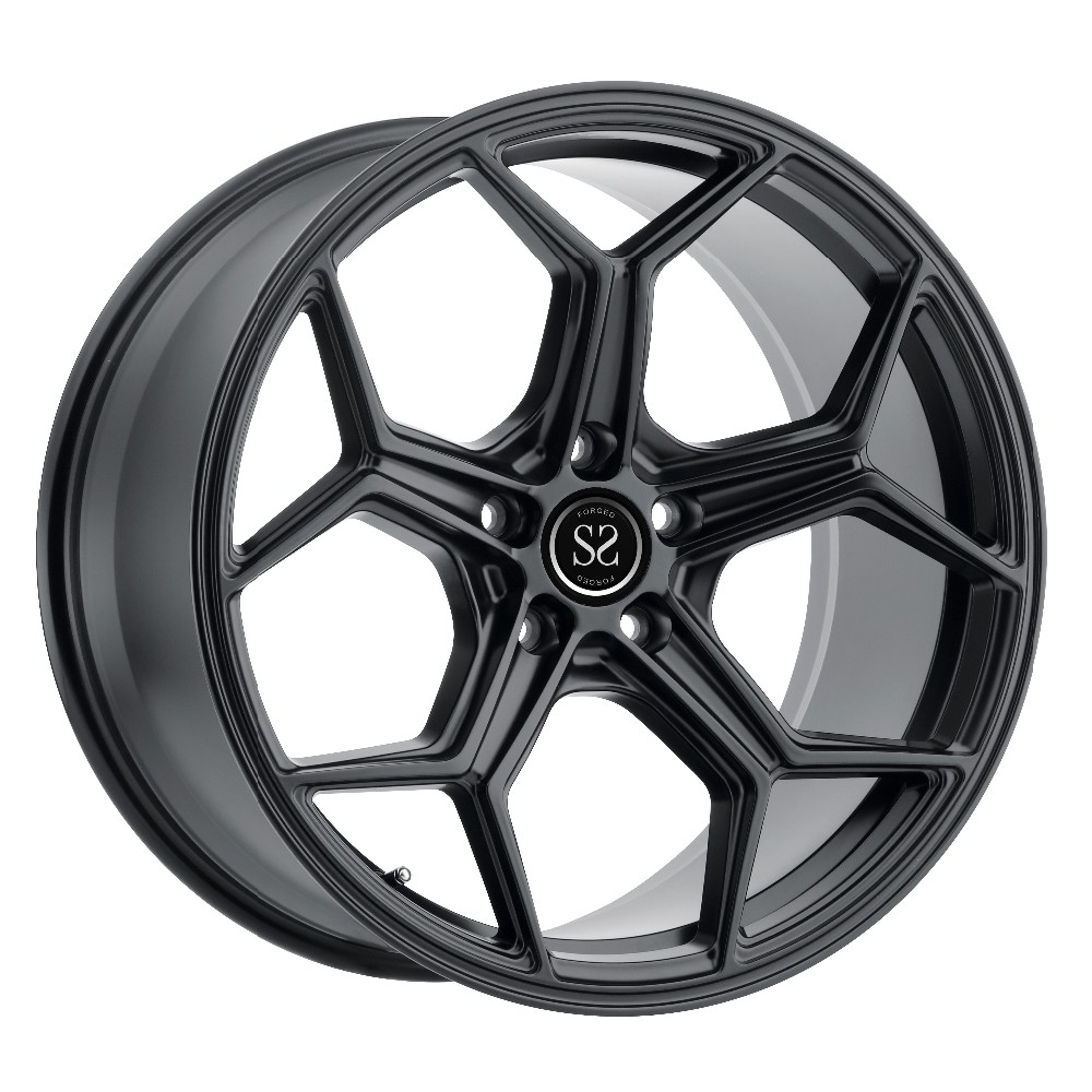 Custom 23 24 Black one piece forged wheels with 5x112 5x120 For BMW X5 X6