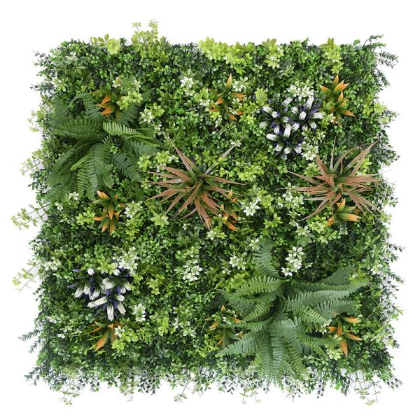 Plastic Covering Artificial Aesthetic Plants 40mm Home Decor Wall For Inner