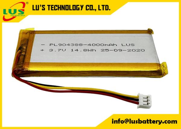 3.7 Volt 4000mAh Rechargeable Battery LP904388 Li-Ion Battery 4000mAh 3.7V