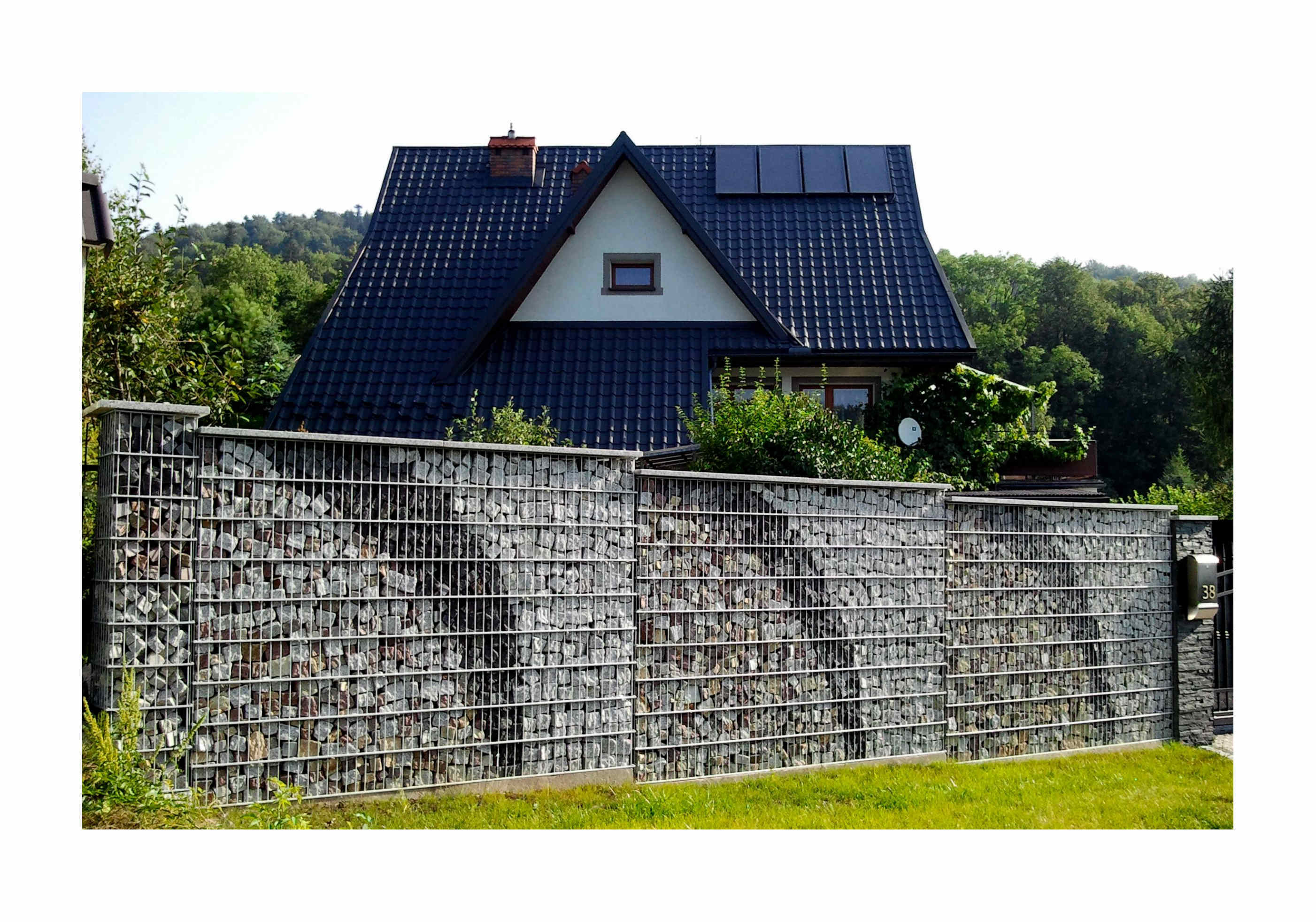 Heavy Mesh Welded Gabion Box - 50×50mm Galvanized Steel Stone Cage